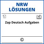 Zap Deutsch Aufgaben Mit Lösungen Nrw