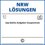 Zap Mathe Aufgaben Mit Lösungen Nrw Hauptschule